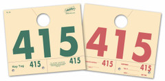 Service Dispatch Control Tags - Number Hang Tags - Form RL-78 (1000 per box)