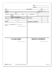 Four Square Form / Customer Proposal (100 per pad)