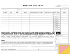 Wholesale Sales Order (100 pack)