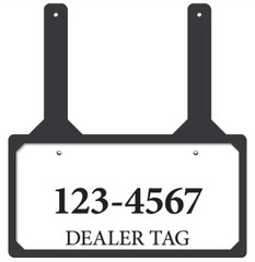 temporary tag covers