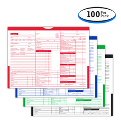 Printed Color Top Deal Envelopes Deal Jackets - Red, Blue, Green, Black (100 shrink wrapped)