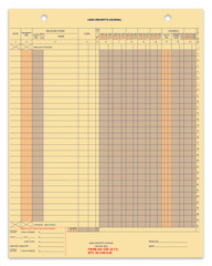 Cash Receipts Journals - Buff (50 per pack) - Compatible with Form #AA-1301