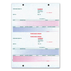 Laser Purchase Order for ERA System - 4 Holes (Form #LZR-PO) (Red and Blue) (250 per pack) (8047)
