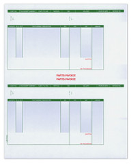 Laser Cut Sheet Invoice Perforated (Form #LZR-PT-INV-2) (250 per pack) (6301)
