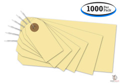 Blank Manila Tags with Wire Inserted (1,000 per box)