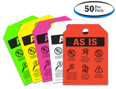 As Is - No Warranty - Car Mirror Hang Tags (50 Per Pack)
