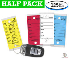 Donkey Key Tags - Half Pack (125 Per Box with Metal Key Rings)