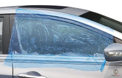Blue Tint Self-Adhesive Vehicle Collision Wrap (High Tack Crash Wrap Roll)