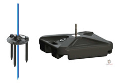 Reusable Balloon Ground Pole Bases (Ground Spike or Weighted Base Stand)