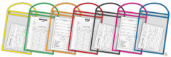 Neon Stitched Work Order Job Ticket Holders (10 Per Pack)