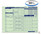 Vehicle Inventory Washout Record Sheets - Blue Print on Green Stock (Form #A-542) (50-Pack)