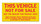 Vehicle Not For Sale Sticker (100 Per Pack)