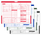 Printed Color Top Detailed Deal Envelopes Deal Jackets - Red, Blue, Green, Black (500 per box)