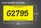 Stock Number Mini Signs (6" x 3") (White or Yellow) (Form #650) (250 per box) - Measurement