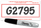 Stock Number Mini Signs (6" x 3") (White with Red) (Form #610) (250 per box and 1 marker) (With handwritten stock number)