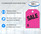 SALE Fluorescent Jumbo Mirror Hang Tags (4 color options) (50 per pack) - Bullet Points
