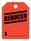 Fluorescent Jumbo Mirror Hang Tags (REDUCED) (4 color options) (50 per pack) - ORANGE