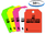 Fluorescent Jumbo Mirror Hang Tags (AS ADVERTISED) (4 color options) (50 per pack)