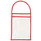 Premium Repair Order / Work Ticket Holders (Clear With Red Handle) (25 per package)