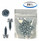 License Plate Screws - Slotted Hex Head - Metric (20 per box)