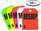 MSRP - Fluorescent Jumbo Mirror Hang Tags - 5 Color Options (50 per pack)