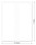 Kleer-Bak Blank White Laser Forms - Window Stickers (50 Sheets Per Pack) - 4.25" x 11" (2 up on 8.5" x 11" sheet)