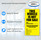 Large Vehicle Not For Sale Stickers (Yellow and Black) (100 per pack) - Bullet Points