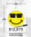 Happy Face Hang Tags - Face With Sunglasses (40 per pack)