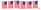 American Flag Pennants Streamer (4 Mil Polyethylene or Supreme Cloth)