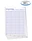 6-Part Service Appointment Forms - Weekly Route Sheets (50 Per Pack)