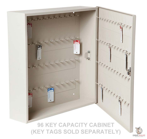Key Control Cabinet - Heavy Duty Automotive Design (96 Key Capacity)