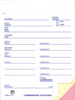 3-Part Commission Voucher (Form # CV-59) (100 per pack)