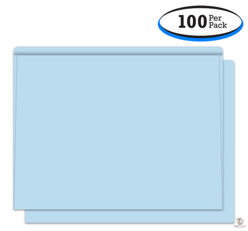 Blue Plain Blank Heavy Duty Deal Envelopes Deal Jackets (100 Pack)