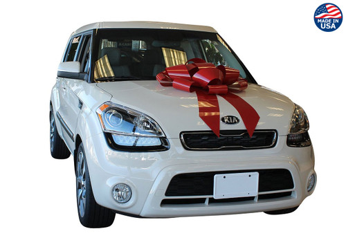 Red 30" Magnetic Giant Car Bow