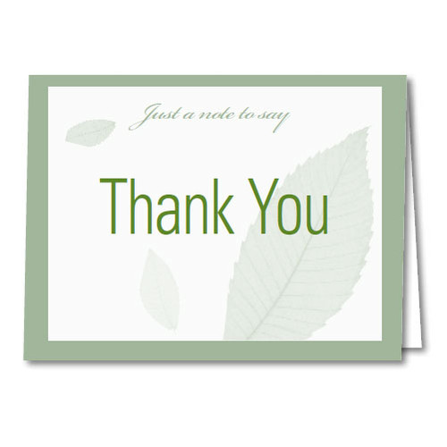 Thank You Cards and Envelopes (Blank Inside) (50 per pack) (5903)