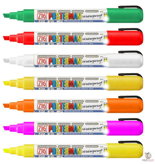 Windshield Paint Markers (6mm tip) – Car Window Paint Pens for Glass