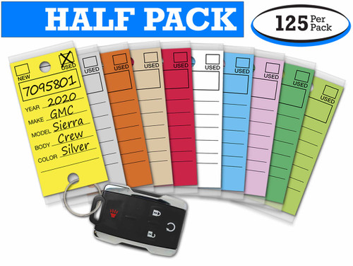 Genuine Versa-Tag® Key Tags (Half-Pack - 125 per box)