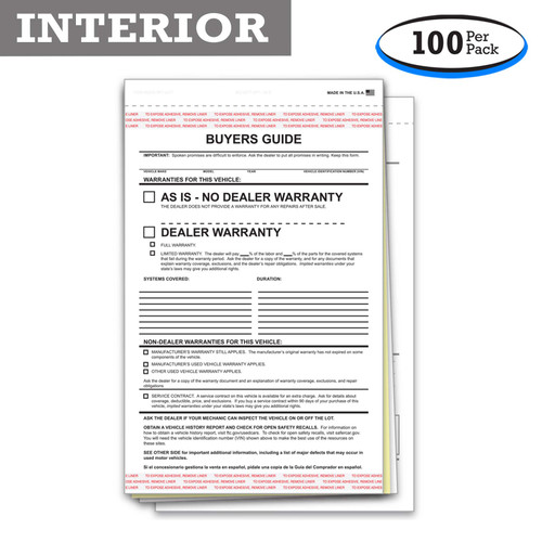 3-Part Adhesive Tape Buyers Guide (100 Per Pack)