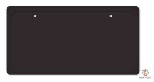 Frame Style Demo Dealer Tag License Plate Holder - Neoprene Rubber