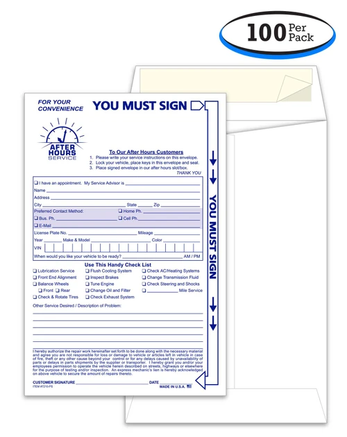 After Hours Peel N Seal Envelopes (6″ x 9″) (100 Per Pack)