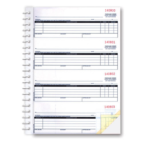 Purchase Order Book 2part Cheap Dealer Supplies