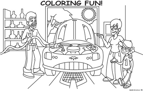 Coloring Pads 11x17 | Sales and Service Car Dealerships