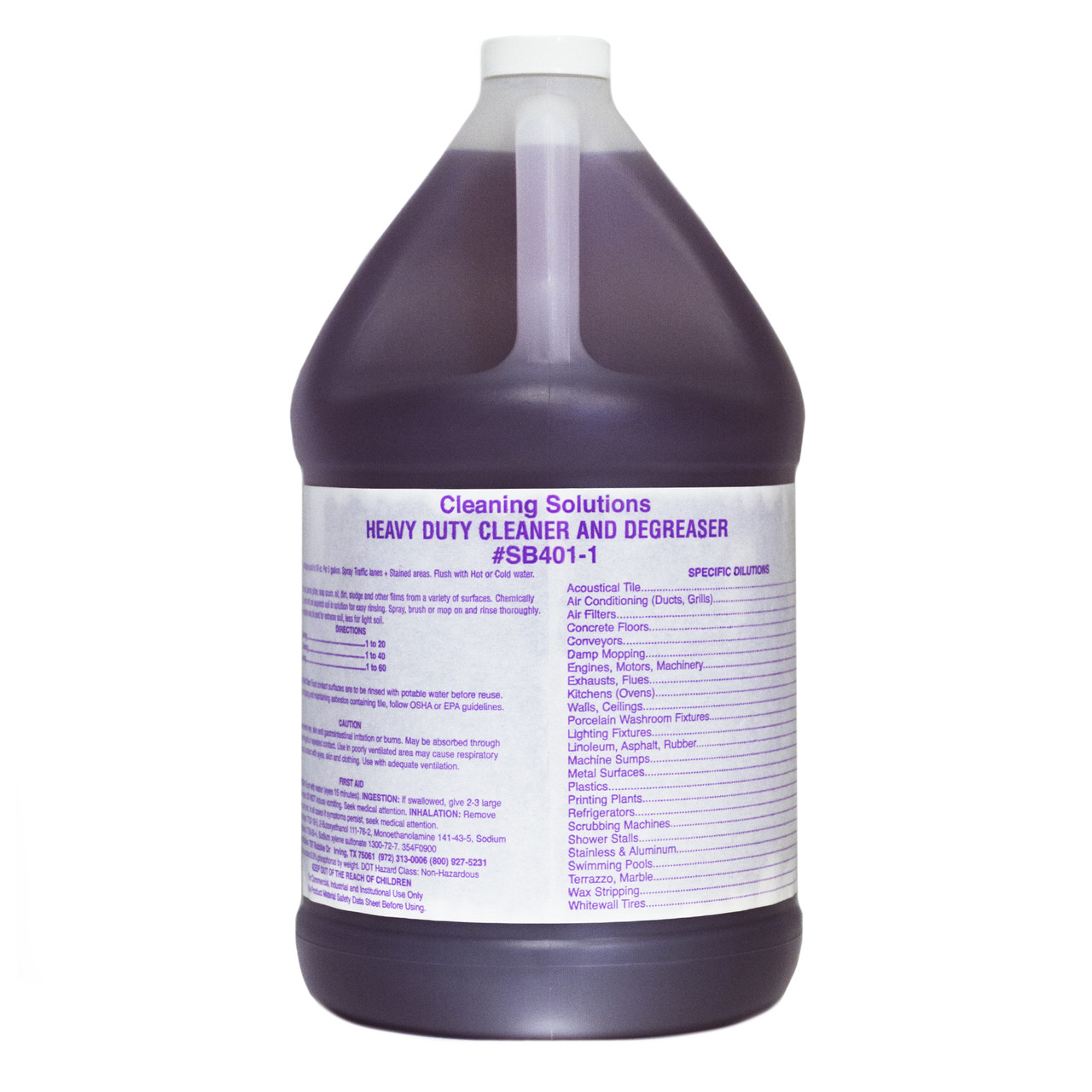 Sb401 Heavy Duty Degreaser Carpet Shampoo Cleaner Namco Dallas