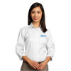 Organized Living Ladies White Button Down Shirt