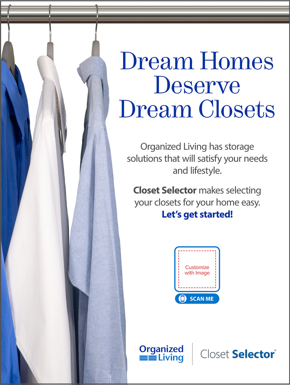 Model Home Signage Kit: Primary Bedroom Closet Signage (Customizable)