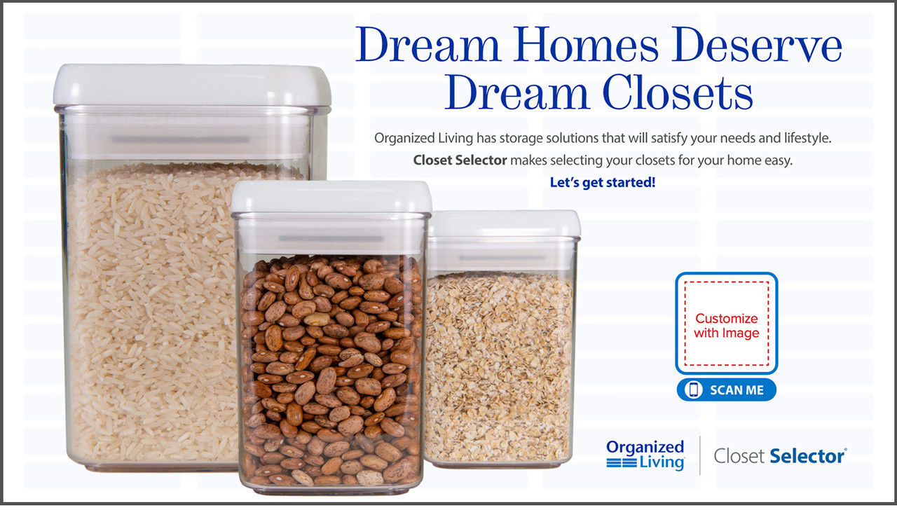 Model Home Signage Kit: Pantry Shelf Sign (Customizable)