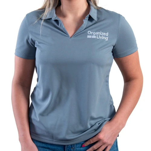 Women's Grey Nike Polo