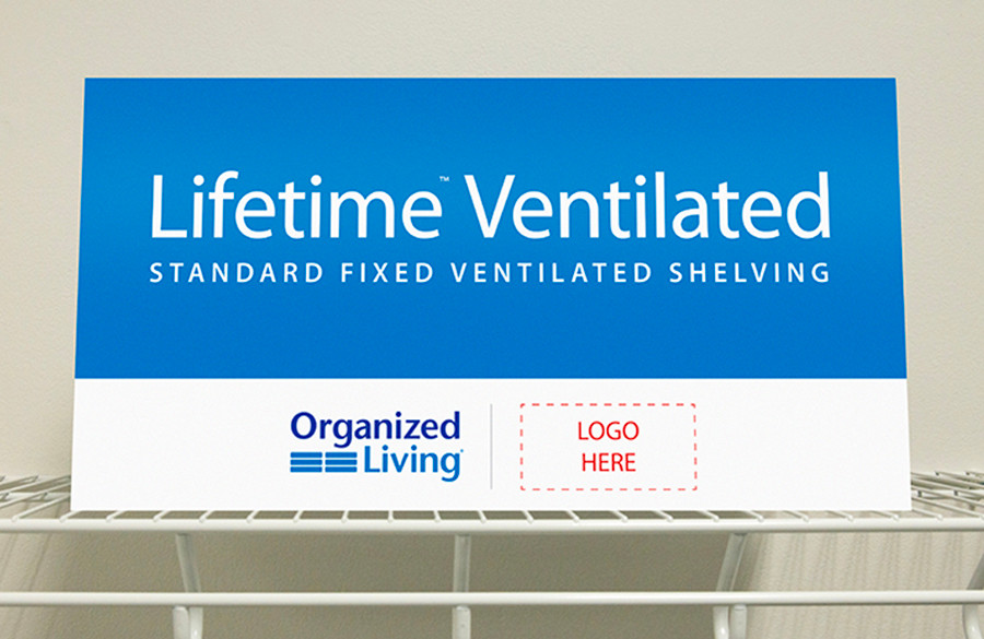 Customizable Lifetime Ventilated Tent Sign