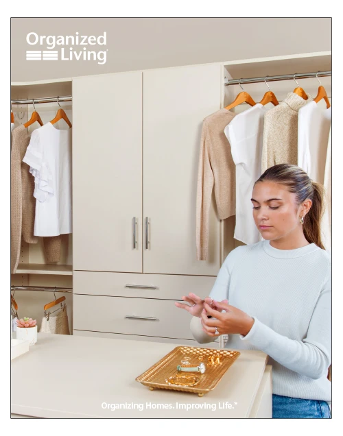 Cover of the Organized Living Lookbook