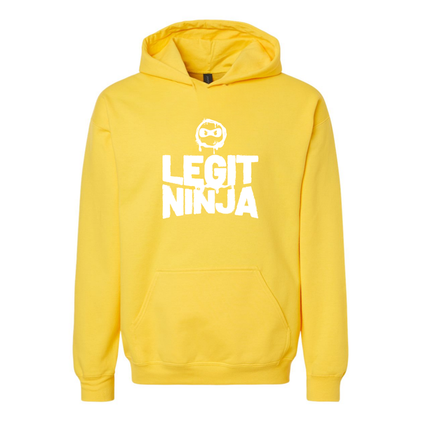 NEW - Yellow Legit Ninja Hoodie - Adult